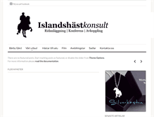 Tablet Screenshot of islandshestkonsult.com